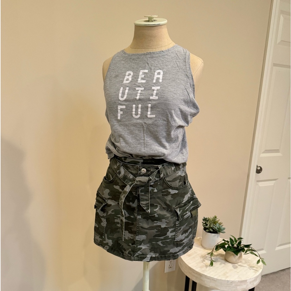 Justice Camouflage Mini Skirt - Girls Sz 18